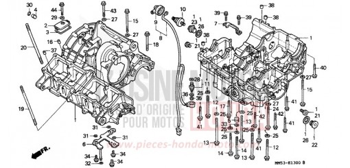 CARTER MOTEUR CBR1000FK de 1989